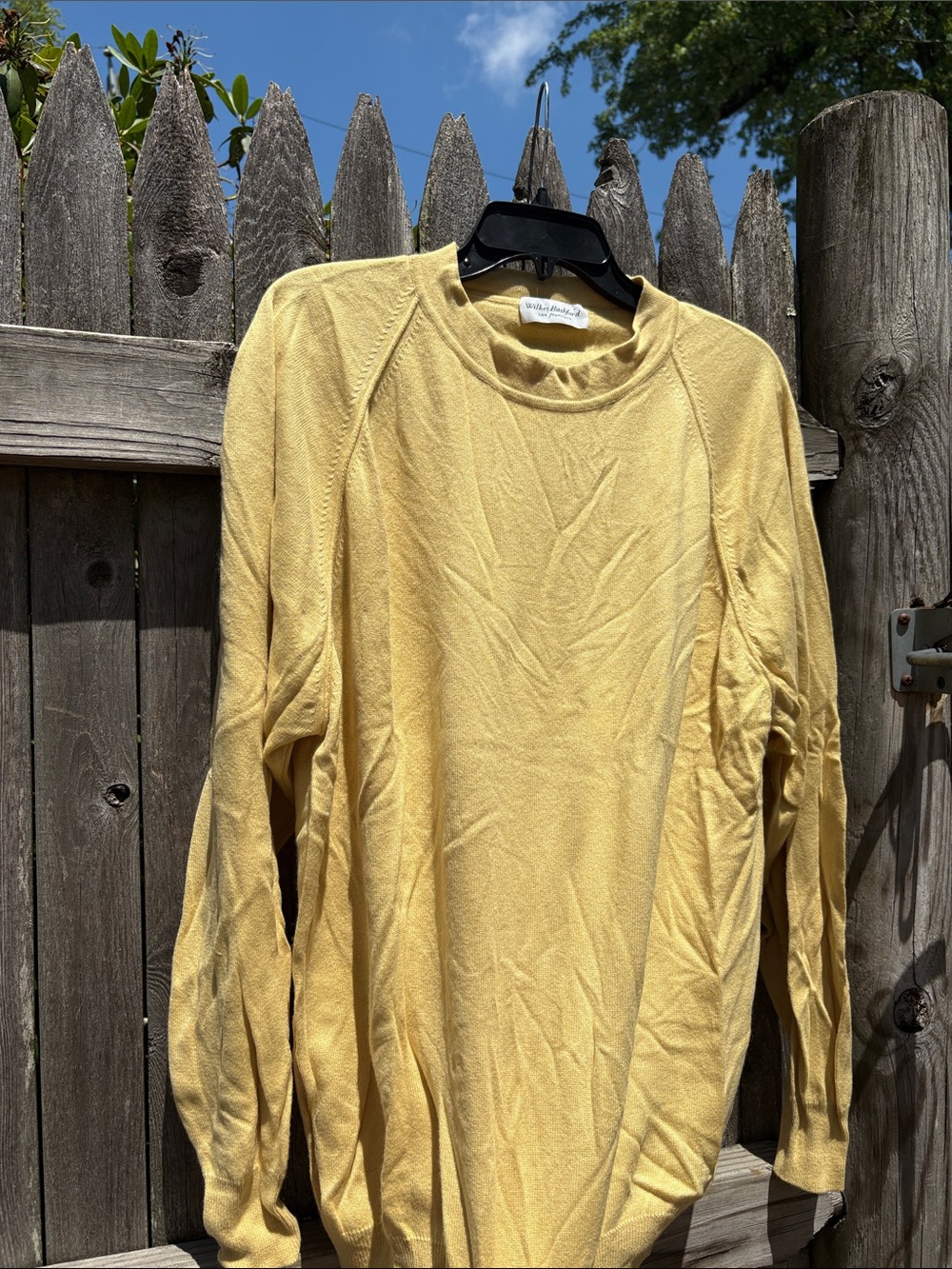 Wilkes Bashford San Francisco XL cashmere & silk sweater!